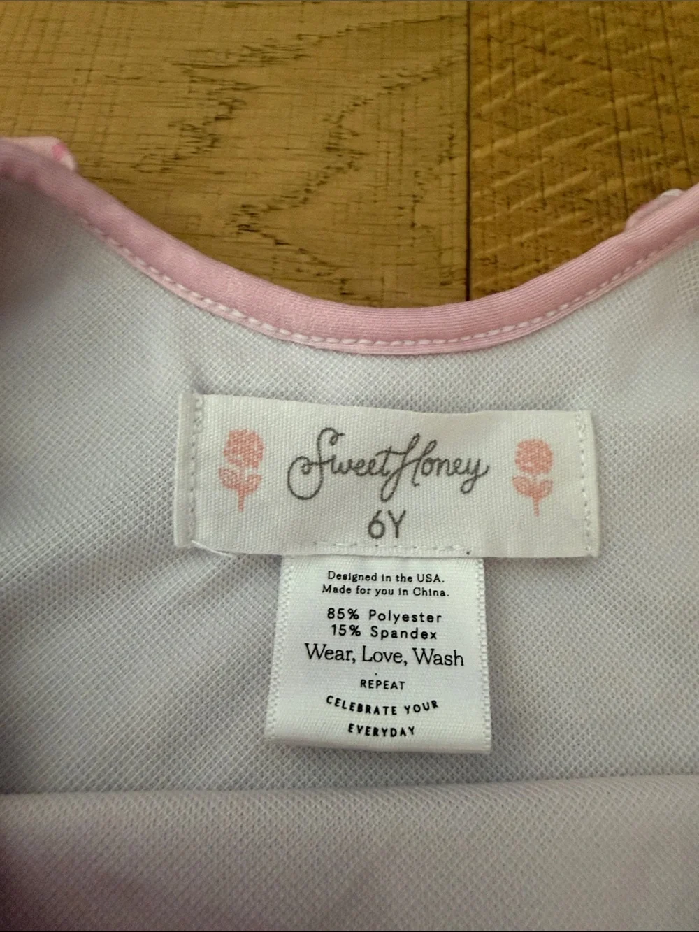 SweetHoney Pink Long-Sleeve One-Piece Leotard with Skirt